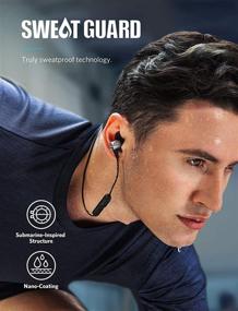 img 1 attached to 🎧 Anker Soundcore Spirit Pro: Беспроводные наушники с двойным эквалайзером, 10-часовым временем проигрывания, технологией IP68 и SweatGuard для бега, спорта и тренировок