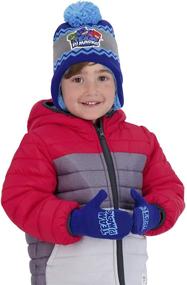 img 3 attached to Stay Warm and Stylish with PJ Masks Toddler Assorted Characters Boys' Cold Weather Accessories