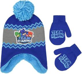 img 4 attached to Stay Warm and Stylish with PJ Masks Toddler Assorted Characters Boys' Cold Weather Accessories