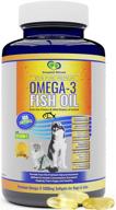 premium omega 3 fish oil for dogs and cats - wild icelandic pure, odourless fish oil supplement with vitamin e, 180 softgels, 1000mg per capsule, higher epa & dha content than salmon oil for optimal health logo