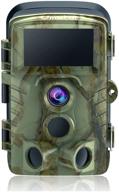 📷 водонепроницаемая трейл-камера с игровой камерой и ночным видением, активированное движение охоты - 20 мегапиксельное фото, видео 4к, диапазон обнаружения 120°, скорость спуска 0,2 с, жк-дисплей 2,4", 40 шт. ик-светодиодов, инфракрасная уличная камера для слежки за оленями. логотип