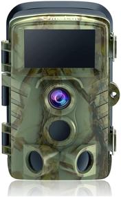img 4 attached to 📷 Водонепроницаемая трейл-камера с игровой камерой и ночным видением, активированное движение охоты - 20 мегапиксельное фото, видео 4К, диапазон обнаружения 120°, скорость спуска 0,2 с, ЖК-дисплей 2,4", 40 шт. ИК-светодиодов, инфракрасная уличная камера для слежки за оленями.