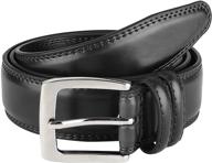 👞 classic men's belts: genuine leather, double-stitching, and timeless accessories logo