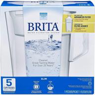 brita 689358587687 capacity advanced filter white logo