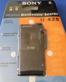 img 1 attached to Sony Pressman M 425 Microcassette Recorder