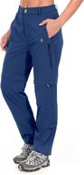 👖 quick-dry stretch convertible hiking pants for women by little donkey andy logo