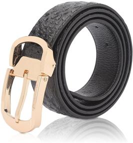 img 4 attached to 🔥 Demon Hunter Prong Buckle H00551 – Essential Men's Accessories for Optimal Style