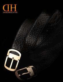 img 3 attached to 🔥 Demon Hunter Prong Buckle H00551 – Essential Men's Accessories for Optimal Style