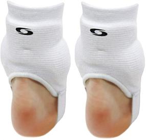 img 3 attached to 🔒 Premium Ankle Guards: Dual-Sided Pads for Soccer Football (White) - 1 Pair Shield Protector