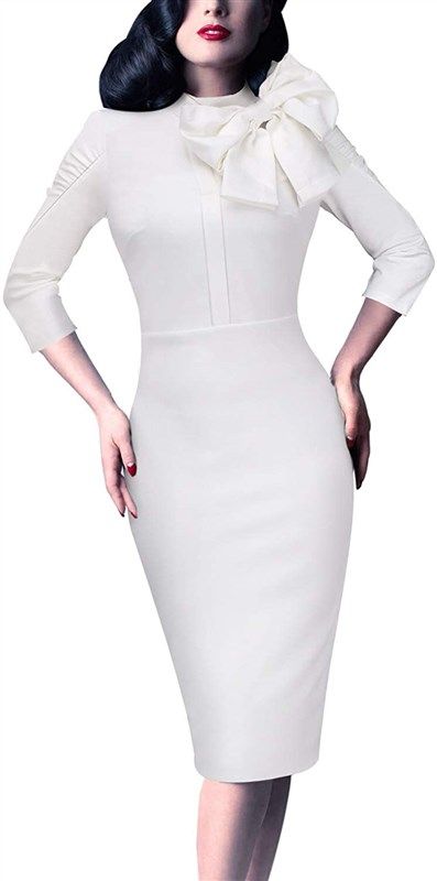 vfshow celebrity vintage bowknot cocktail women's clothing logo