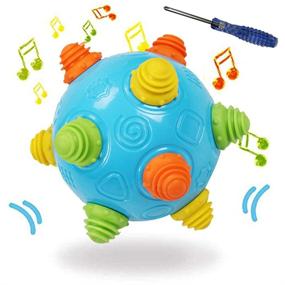 img 4 attached to 🎉 Игрушка-шар для танцев музыки для малышей: бесконечное веселье для мальчиков и девочек, идеальный подарок для сенсорного обучения