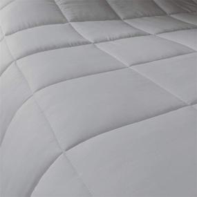 img 2 attached to Comfortable and Eco-Friendly Bamboo Down Alternative Comforter - Silver - King/Cal King - Cosy House Collection