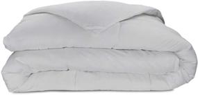 img 3 attached to Comfortable and Eco-Friendly Bamboo Down Alternative Comforter - Silver - King/Cal King - Cosy House Collection