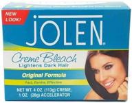 🔆 jolen regular lightening creme bleach 4oz/118ml for excess dark hair logo