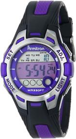img 4 attached to Armitron Sport Women's Digital Chronograph Resin Strap Watch 45/7030 - Enhanced SEO