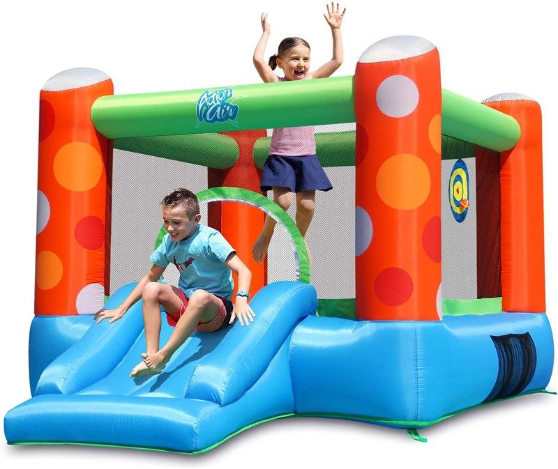 action air inflatable durable backyard 로고