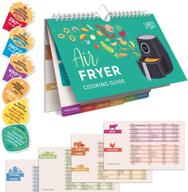 willa flare air fryer cooking times cheat sheet & sticker set - fryer guide for 80 foods - perfect for pizza, nuggets, fries, and more! logo