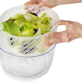 img 1 attached to 🥗 Fullstar Large Salad Spinner: Effortless Vegetable Washing and Drying