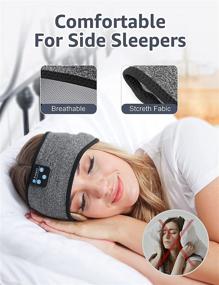 img 1 attached to 🎧 Comfortable Sleep Headphones Bluetooth by Perytong - Ideal Gift for Men, Women, Teens - Father's Day & Mother's Day Birthday Present