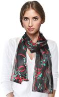 🎄 festive christmas scarf: candycane & poinsettia designs by christmas scarf company logo