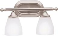 💡 enhance your bathroom lighting with the kichler ansonia 14.75" 2 light vanity light in brushed nickel логотип