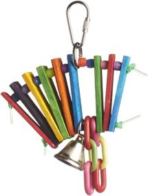 img 2 attached to 🦜 Exciting Multicolor Bird Toy: Prevue Pet Products 60949 Bodacious Bites Accordion