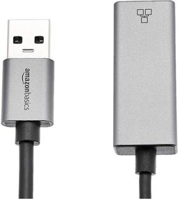 img 3 attached to Enhance Internet Speed with Amazon Basics Aluminum USB 3.0 Gigabit Ethernet Adapter