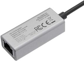 img 1 attached to Enhance Internet Speed with Amazon Basics Aluminum USB 3.0 Gigabit Ethernet Adapter