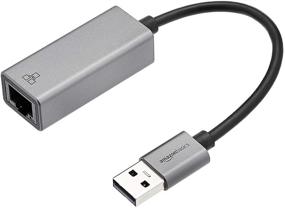 img 4 attached to Enhance Internet Speed with Amazon Basics Aluminum USB 3.0 Gigabit Ethernet Adapter