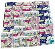 kleenex everyday tissues wallet, 300-count assorted designs (pack of 10) logo