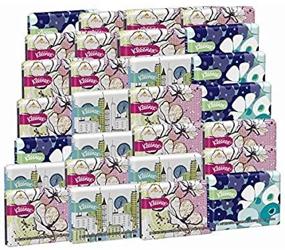 img 4 attached to Kleenex Everyday Tissues Wallet, 300-Count Assorted Designs (Pack of 10)