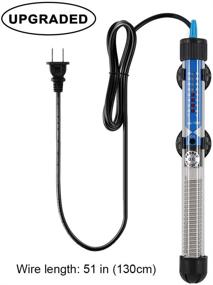 img 3 attached to Mylivell Submersible Auto Thermostat Aquarium Heater - Adjustable 🐠 Temperature, 50W, 100W, 200W, 300W, with Suction Cups for Fish Tanks