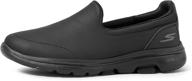 skechers womens walk 5 15923 black logo