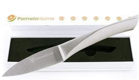 img 3 attached to 🔪 PomeloHome 3.5" Stainless Steel Paring Knife: German High Carbon Steel Perfection