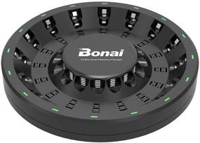 img 3 attached to 🔌 Efficient Charging Solution: BONAI 16 Bay Battery Charger with Rechargeable AA Batteries 2800mAh