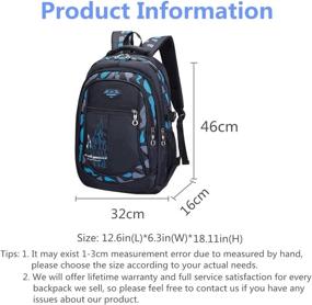 img 3 attached to Fanci Shoulder Backpack with Enhanced Capacity - Ideal Rucksack Backpacks for Kids