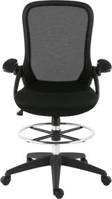 img 3 attached to 💺 Enhance Work Comfort with EdgeMod Sadia Drafting Chair in Mesh, Black (Model: EM-370-BLK)