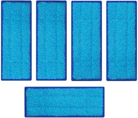 img 4 attached to 🧹 BESKIT 5 Pack Washable Wet Mopping Pads for Braava Jet 240 241: Ultimate Cleaning Solution at Your Fingertips