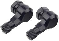 goofit 90 degree spiracle black valve stems: efficient motorcycle tire tyre replacement logo