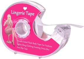 img 4 attached to 👙 Enhance Your Wardrobe with Boob Body Tape: Ideal Clear Fabric Strong Double Sided Tape for Clothes, Dress, Bra, Skin, and Bikini (5m/16ft)