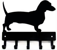 🐶 dachshund dog key rack: small 6x5 inch organizer - made in usa логотип