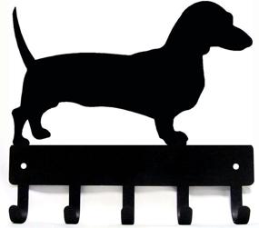 img 4 attached to 🐶 Dachshund Dog Key Rack: Small 6x5 Inch Organizer - Made in USA