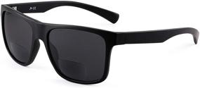 img 4 attached to JM Vintage Square Bifocal Sunglasses: Stylish Reading Glasses for Men and Women