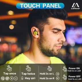 img 1 attached to Lafitear Wireless Earbuds Bluetooth 5
