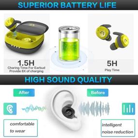img 2 attached to Lafitear Wireless Earbuds Bluetooth 5