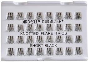 img 2 attached to Ardell Individual Trios Eyelash, Black, Short: Intensify Your Look with Precision and Elegance