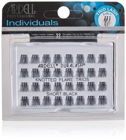 img 4 attached to Ardell Individual Trios Eyelash, Black, Short: Intensify Your Look with Precision and Elegance