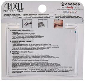 img 3 attached to Ardell Individual Trios Eyelash, Black, Short: Intensify Your Look with Precision and Elegance