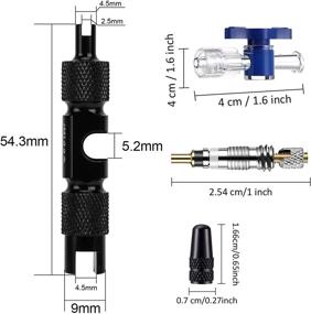 img 2 attached to 🚴 SETROVIC Cycling Syringe Set: Tubeless Tire Sealant Injector with Presta Valve Tools for Bicycles