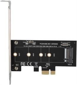 img 2 attached to 🔌 M.2 PCIe PCI-E Adapter: Expand Desktop with M.2 to PCI-E3.0 X1 Expansion Card - NGFF NVME SSD Compatible - Low Profile Bracket Included